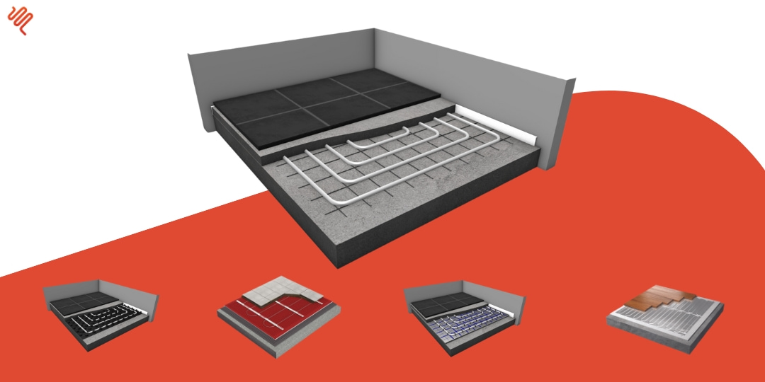 Vloerverwarming opbouw
