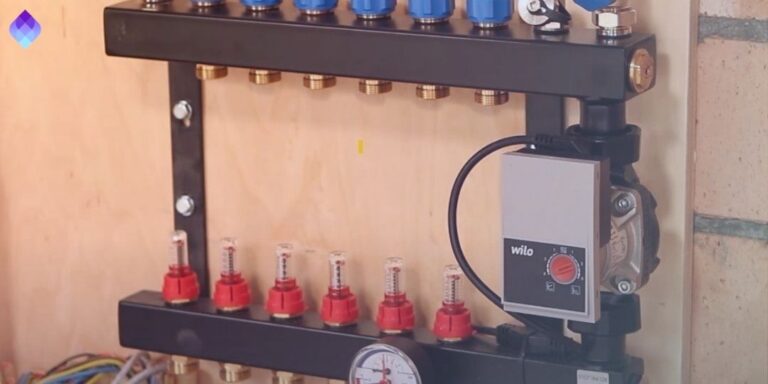 Vloerverwarming verdeler aansluiten HW