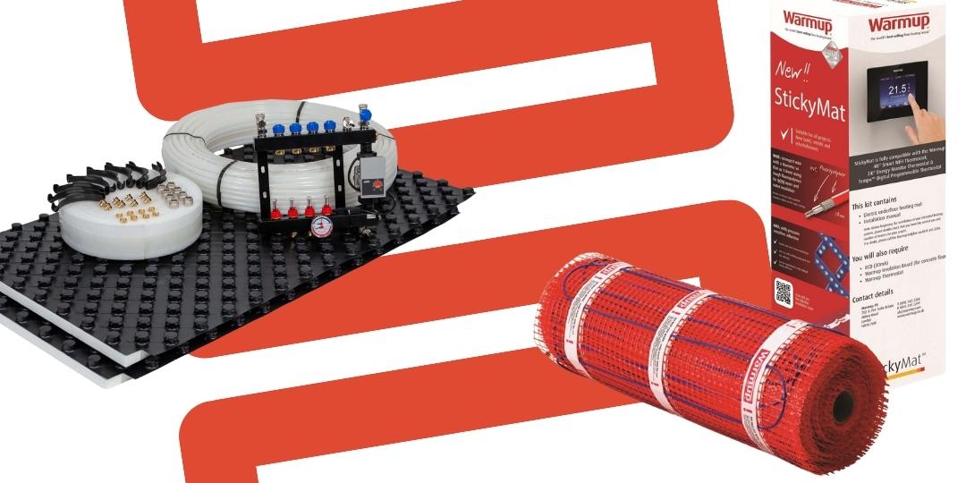 Vloerwarming elektrisch of water